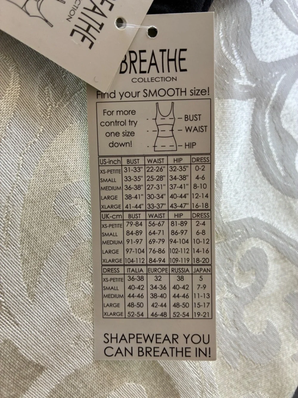 NWT Smooth By Cosabella Breathe Collection Black Shorts Shapewear Size Large